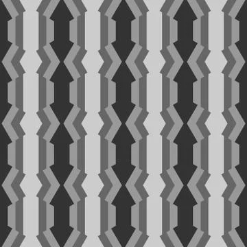 Clear geometric forms. Abstract vector seamless pattern. Stock Illustration