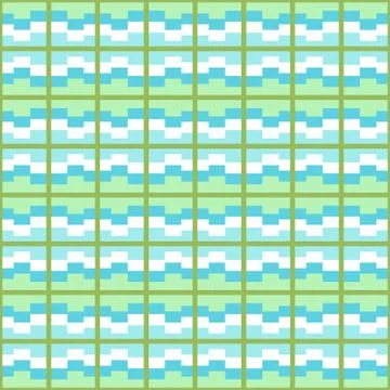 Clear geometric forms. Abstract vector seamless pattern. Stock Illustration