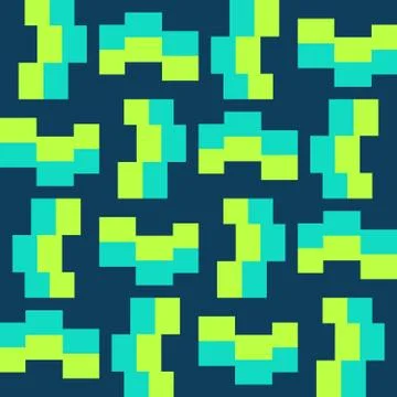 Clear geometric forms. Abstract vector seamless pattern. Stock Illustration