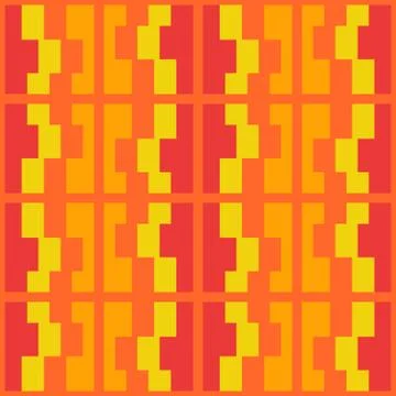 Clear geometric forms. Abstract vector seamless pattern. Illustrazione stock