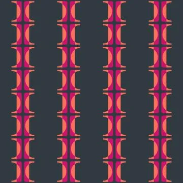 Clear geometric forms. Abstract vector seamless pattern. Stock Illustration