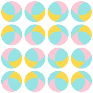 Clear geometric forms. Abstract vector seamless pattern. Illustrazione stock