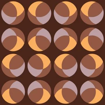 Clear geometric forms. Abstract vector seamless pattern. Illustrazione stock