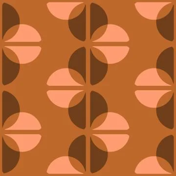 Clear geometric forms. Abstract vector seamless pattern. Stock Illustration