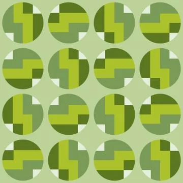 Clear geometric forms. Abstract vector seamless pattern. Illustrazione stock