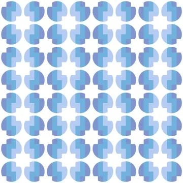 Clear geometric forms. Abstract vector seamless pattern. Stock Illustration