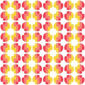 Clear geometric forms. Abstract vector seamless pattern. Illustrazione stock