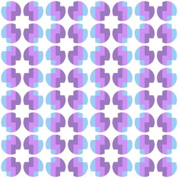 Clear geometric forms. Abstract vector seamless pattern. Stock Illustration