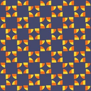 Clear geometric forms. Abstract vector seamless pattern. Stock Illustration