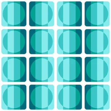 Clear geometric forms. Abstract vector seamless pattern. Stock Illustration