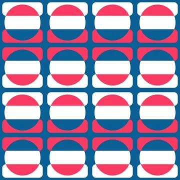 Clear geometric forms. Abstract vector seamless pattern. Stock Illustration