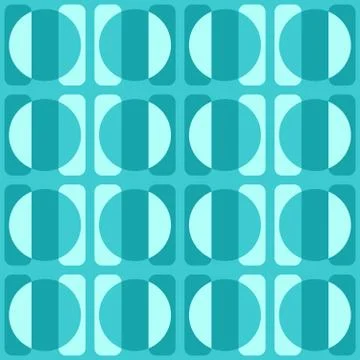 Clear geometric forms. Abstract vector seamless pattern. Stock Illustration