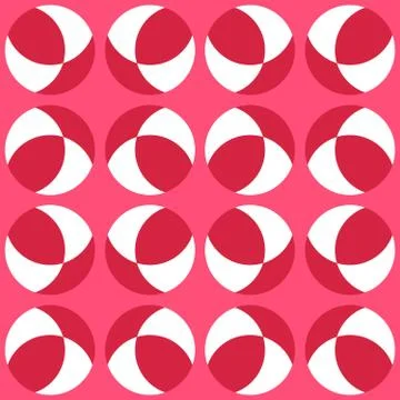 Clear geometric forms. Abstract vector seamless pattern. Stock Illustration