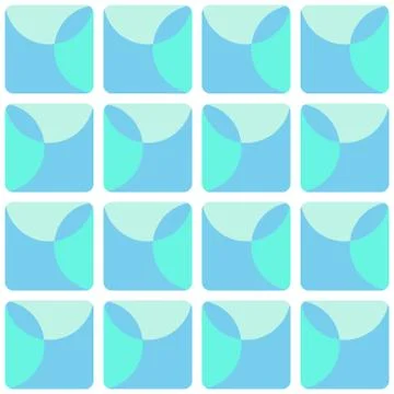 Clear geometric forms. Abstract vector seamless pattern. Stock Illustration