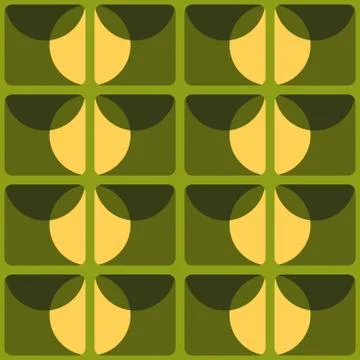 Clear geometric forms. Abstract vector seamless pattern. Stock Illustration