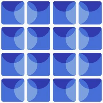 Clear geometric forms. Abstract vector seamless pattern. Stock Illustration