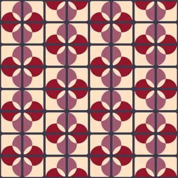 Clear geometric forms. Abstract vector seamless pattern. Stock Illustration