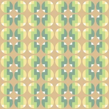 Clear geometric forms. Abstract vector seamless pattern. Stock Illustration