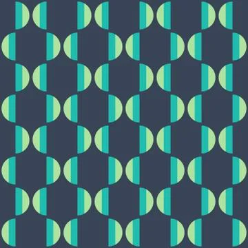 Clear geometric forms. Abstract vector seamless pattern. Stock Illustration