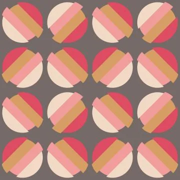 Clear geometric forms. Abstract vector seamless pattern. Stock Illustration