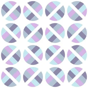 Clear geometric forms. Abstract vector seamless pattern. Illustrazione stock