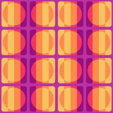 Clear geometric forms. Abstract vector seamless pattern. Stock Illustration