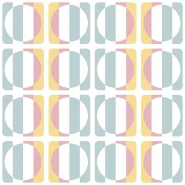 Clear geometric forms. Abstract vector seamless pattern. Stock Illustration