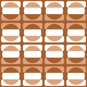 Clear geometric forms. Abstract vector seamless pattern. Stock Illustration