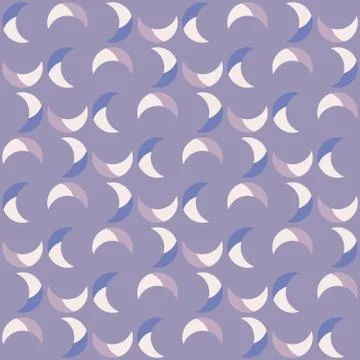 Clear geometric forms. Abstract vector seamless pattern. Stock Illustration