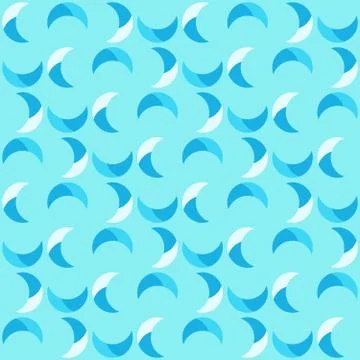 Clear geometric forms. Abstract vector seamless pattern. Stock Illustration