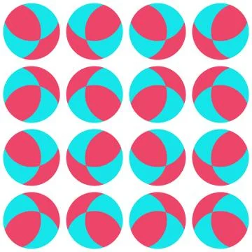 Clear geometric forms. Abstract vector seamless pattern. Stock Illustration