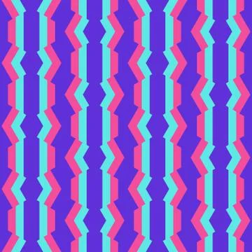 Clear geometric forms. Abstract vector seamless pattern. Stock Illustration