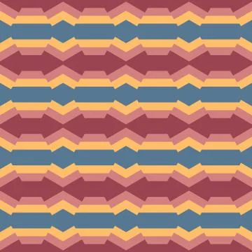 Clear geometric forms. Abstract vector seamless pattern. Stock Illustration