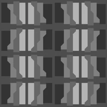 Clear geometric forms. Abstract vector seamless pattern. Stock Illustration