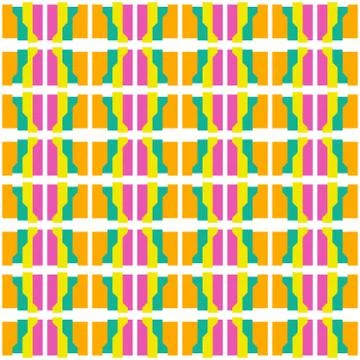 Clear geometric forms. Abstract vector seamless pattern. Stock Illustration