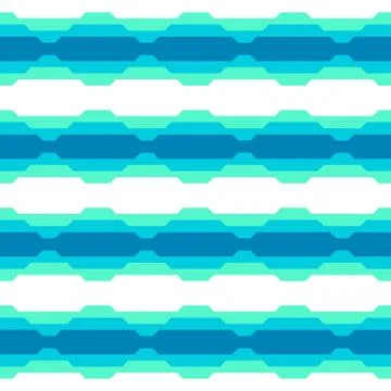 Clear geometric forms. Abstract vector seamless pattern. Stock Illustration