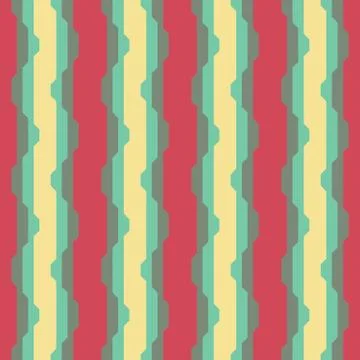 Clear geometric forms. Abstract vector seamless pattern. Stock Illustration