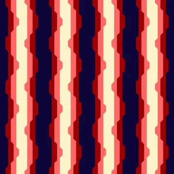 Clear geometric forms. Abstract vector seamless pattern. Stock Illustration