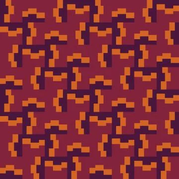 Clear geometric forms. Abstract vector seamless pattern. Stock Illustration