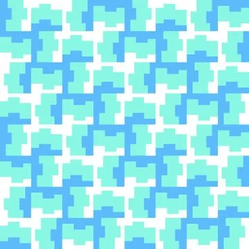 Clear geometric forms. Abstract vector seamless pattern. Illustrazione stock