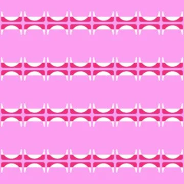 Clear geometric forms. Abstract vector seamless pattern. Stock Illustration