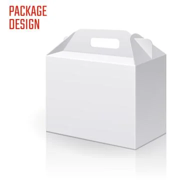 Clear Gift Carton Box Stock Illustration