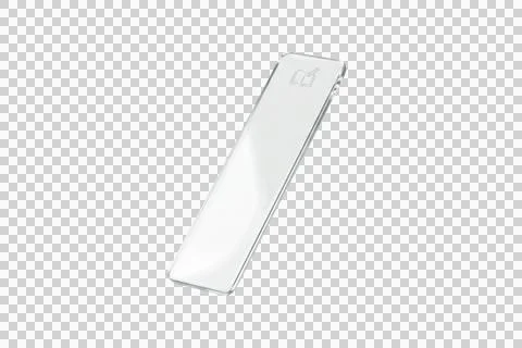 Clear glass bookmark on transparent background for books. Stock Illustration