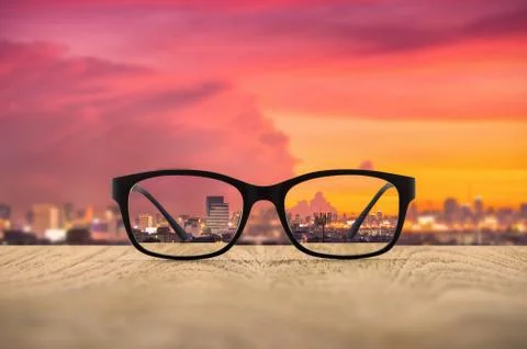 Clear glasses Stock-Fotos