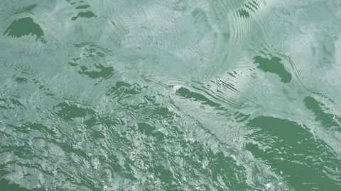 Clear Green Ocean Ripple Stock Footage 327766262