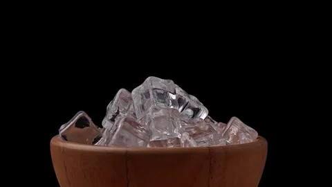 Clear ice in cube shape. Stock Footage 306003760