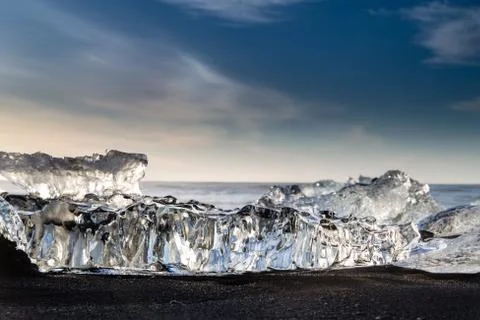 Clear as ice Foto stock