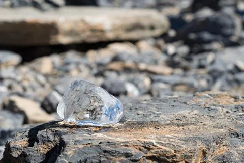 Clear ice Stock Photos