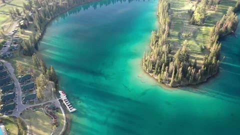 Clear Lake decent Stock Footage 134343298