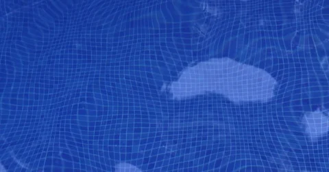 Clear light blue pool water ripples. Super Slow Motion 4k. Ideal as background. Stock Footage 78692791
